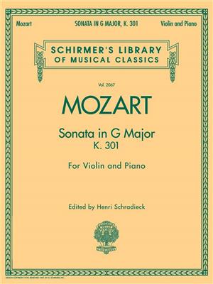 Wolfgang Amadeus Mozart: Sonata in G Major KV301: Violon et Accomp.