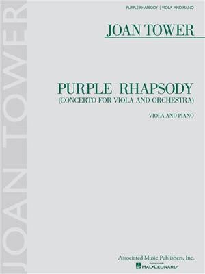 Joan Tower: Purple Rhapsody: Alto et Accomp.
