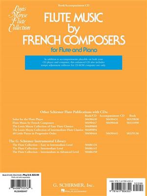 Flute Music by French Composers: (Arr. Louis Moyse): Flûte Traversière et Accomp.