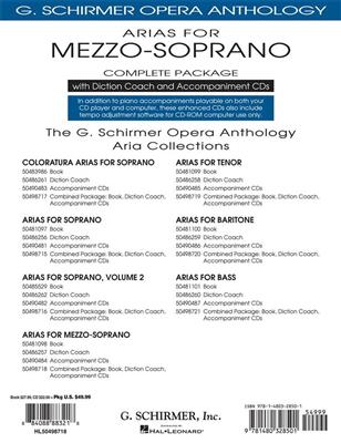 Arias For Mezzo-Soprano - Complete Package: Chant et Piano