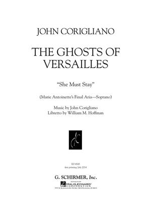 John Corigliano: She Must Stay: Solo pour Chant
