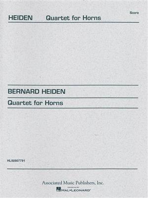 Bernhard Heiden: Quartet for Horns: Cor d'Harmonie (Ensemble)