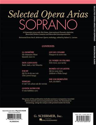 Selected Opera Arias: Solo pour Chant