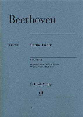 Ludwig van Beethoven: Goethe Songs: Chant et Piano