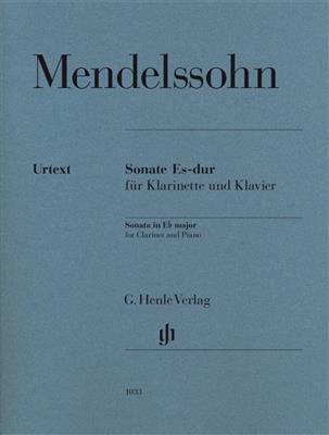 Felix Mendelssohn Bartholdy: Sonate Es-dur für Klarinette und Klavier: Clarinette et Accomp.
