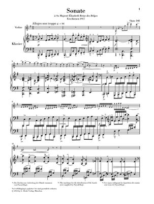 Gabriel Fauré: Violin Sonata No.2 E Minor Op.108: Violon et Accomp.