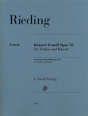 Oscar Rieding: Concerto in B Minor Op. 35 for Violin and Piano: Violon et Accomp.