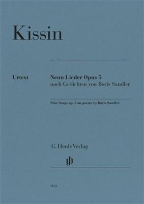 Evgeny Kissin: Nine Songs Opus 5: Chant et Piano