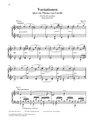 Sergei Rachmaninov: Corelli Variations Op. 42: Solo de Piano
