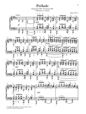 Sergei Rachmaninov: Prélude C Sharp Minor Op.3 No.2: Solo de Piano