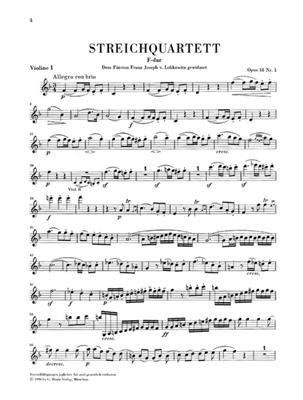 Ludwig van Beethoven: String Quartets Op.18: Quatuor à Cordes