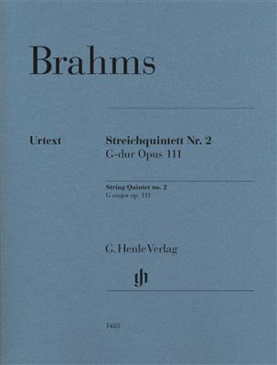 Johannes Brahms: Streichquintett Nr. 2 G-dur Op. 111: Quintette à Cordes