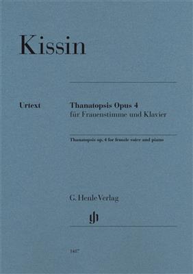 Evgeny Kissin: Thanatopsis op. 4 für Frauenstimme und Klavier: Chant et Piano