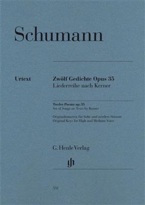 Robert Schumann: Zwölf Gedichte Opus 35: Chant et Piano