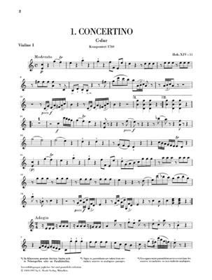 Franz Joseph Haydn: Concertini: Quatuor pour Pianos
