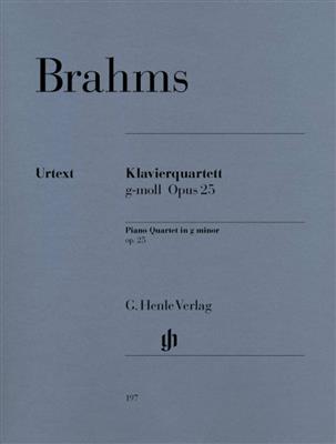 Johannes Brahms: Piano Quartet In G Minor Op. 25: Quatuor pour Pianos