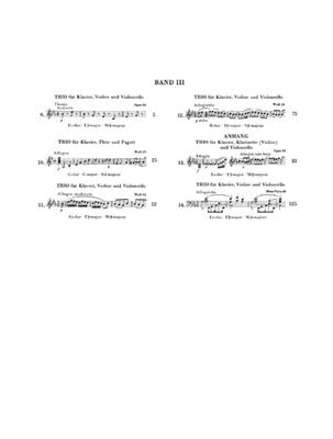 Ludwig van Beethoven: Piano Trios, Volume III: Trio pour Pianos