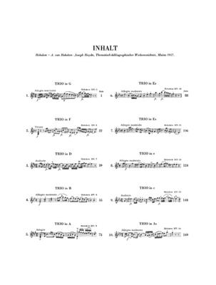 Franz Joseph Haydn: Piano Trios, Volume II: Trio pour Pianos