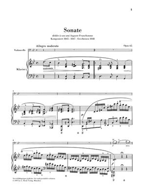 Frédéric Chopin: Cello Sonata In G Minor Op.65: Violoncelle et Accomp.