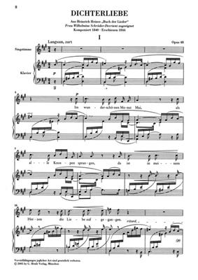 Robert Schumann: Poet's Love Op.48: Chant et Piano