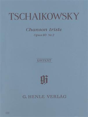 Pyotr Ilyich Tchaikovsky: Chanson Triste Op.40 No.2: Solo de Piano