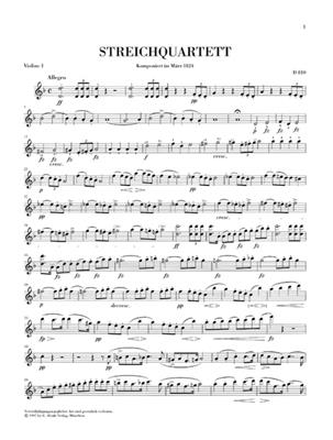 Franz Schubert: The Death And The Maiden In D Minor D 810: Quatuor à Cordes