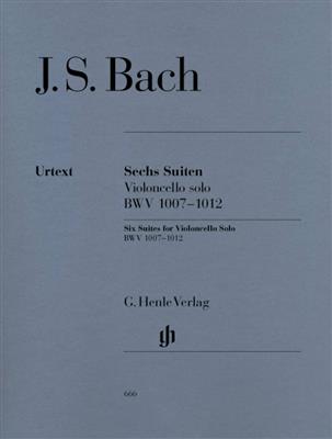 Johann Sebastian Bach: 6 Suites For Cello Solo BWV 1007-1012: Solo pour Violoncelle
