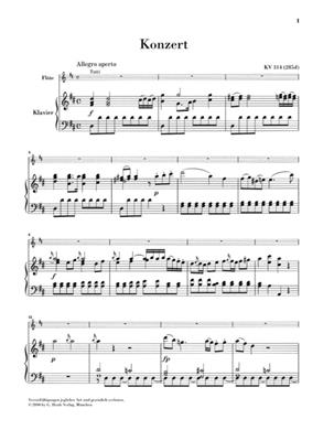 Wolfgang Amadeus Mozart: Concerto For Flute And Orchestra In D KV314: Flûte Traversière et Accomp.