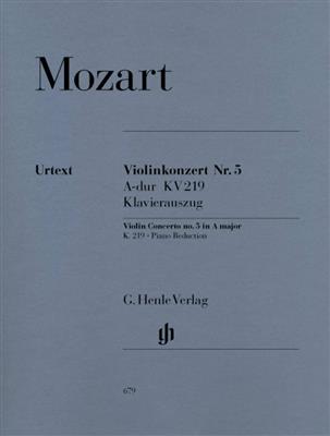Wolfgang Amadeus Mozart: Violin Concerto no. 5 A major K. 219: Violon et Accomp.