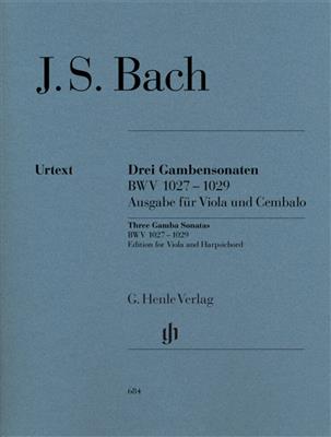Johann Sebastian Bach: Sonatas for Viola da Gamba and Harpsichord: Alto et Accomp.