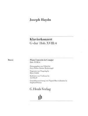 Franz Joseph Haydn: Piano Concerto In G Major Hob Xviii: Orchestre et Solo
