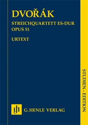 Antonín Dvorák: String Quartet E Flat Major Op. 51: Quatuor à Cordes