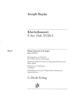 Franz Joseph Haydn: Concerto for Piano: Orchestre et Solo
