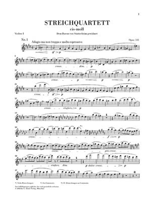 Ludwig van Beethoven: String Quartet Op. 131: Quatuor à Cordes