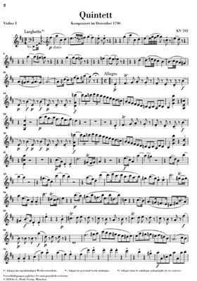 Wolfgang Amadeus Mozart: Streichquintette Band III - Urtext: Quintette à Cordes
