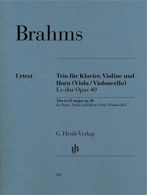 Johannes Brahms: Horn Trio E Flat Major Op. 40 (Score/Parts): Ensemble de Chambre