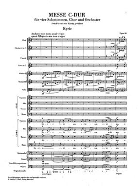 Ludwig van Beethoven: Mass C major op. 86: Chœur Mixte et Ensemble