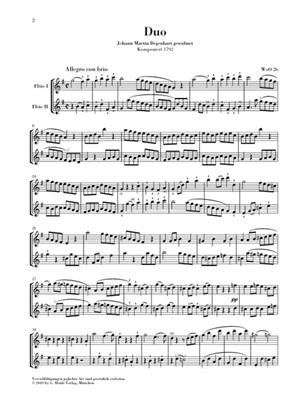 Ludwig van Beethoven: Flute Duo WoO 26 - Henle Urtext: Duo pour Flûtes Traversières