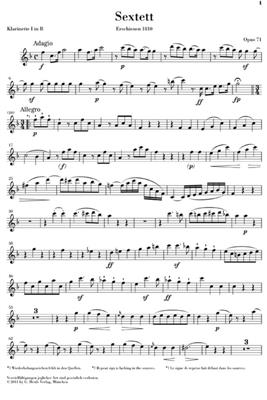 Ludwig van Beethoven: Sextet in E Flat Major Op. 71, March WoO 29: Vents (Ensemble)