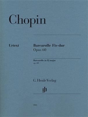 Frédéric Chopin: Barcarolle In F Sharp Op.60: Solo de Piano