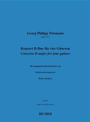 Georg Philipp Telemann: Konzert D-Dur: Trio/Quatuor de Guitares