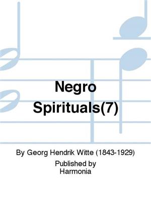 Witte: Negro Spirituals(7): Chant et Guitare