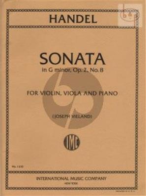 George Friedrich Handel: Sonata in G minor, Opus 2, No. 8: (Arr. Joseph Vieland): Cordes (Ensemble)