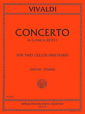 Antonio Vivaldi: Concerto in G minor, RV 531 (GHEDINI - STARKER): Duo pour Violoncelles
