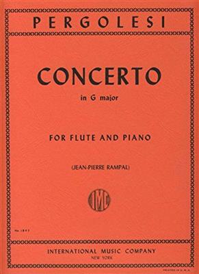 Giovanni Battista Pergolesi: Concerto in G major: (Arr. Jean-Pierre Rampal): Flûte Traversière et Accomp.