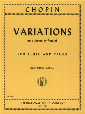Frédéric Chopin: Variations on a theme by Rossini (Rampal): Solo pour Flûte Traversière