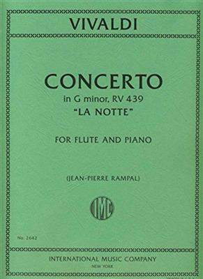 Antonio Vivaldi: Concerto Op. 10 N. 2 (La Notte) (Rampal): Solo pour Flûte Traversière