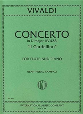 Antonio Vivaldi: Concerto Op. 10 N. 3 (Il Gardellino)(F.Vi, N. 14): Solo pour Flûte Traversière
