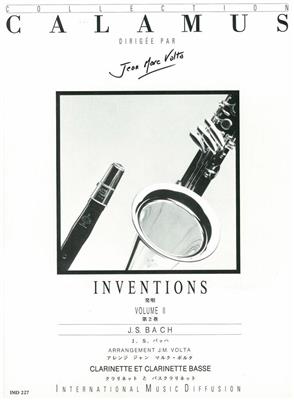 Johann Sebastian Bach: Inventions 2: (Arr. J.M. Volta): Duo pour Clarinettes