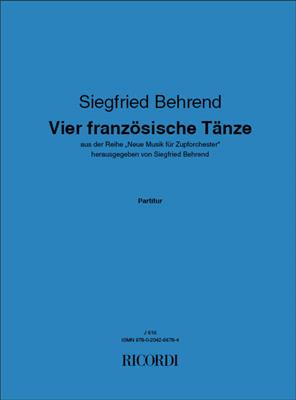 Siegfried Behrend: Vier französische Tänze: Guitares (Ensemble)